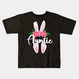 EASTER BUNNY AUNTIE FOR HER - MATCHING EASTER SHIRTS FOR WHOLE FAMILY Kids T-Shirt